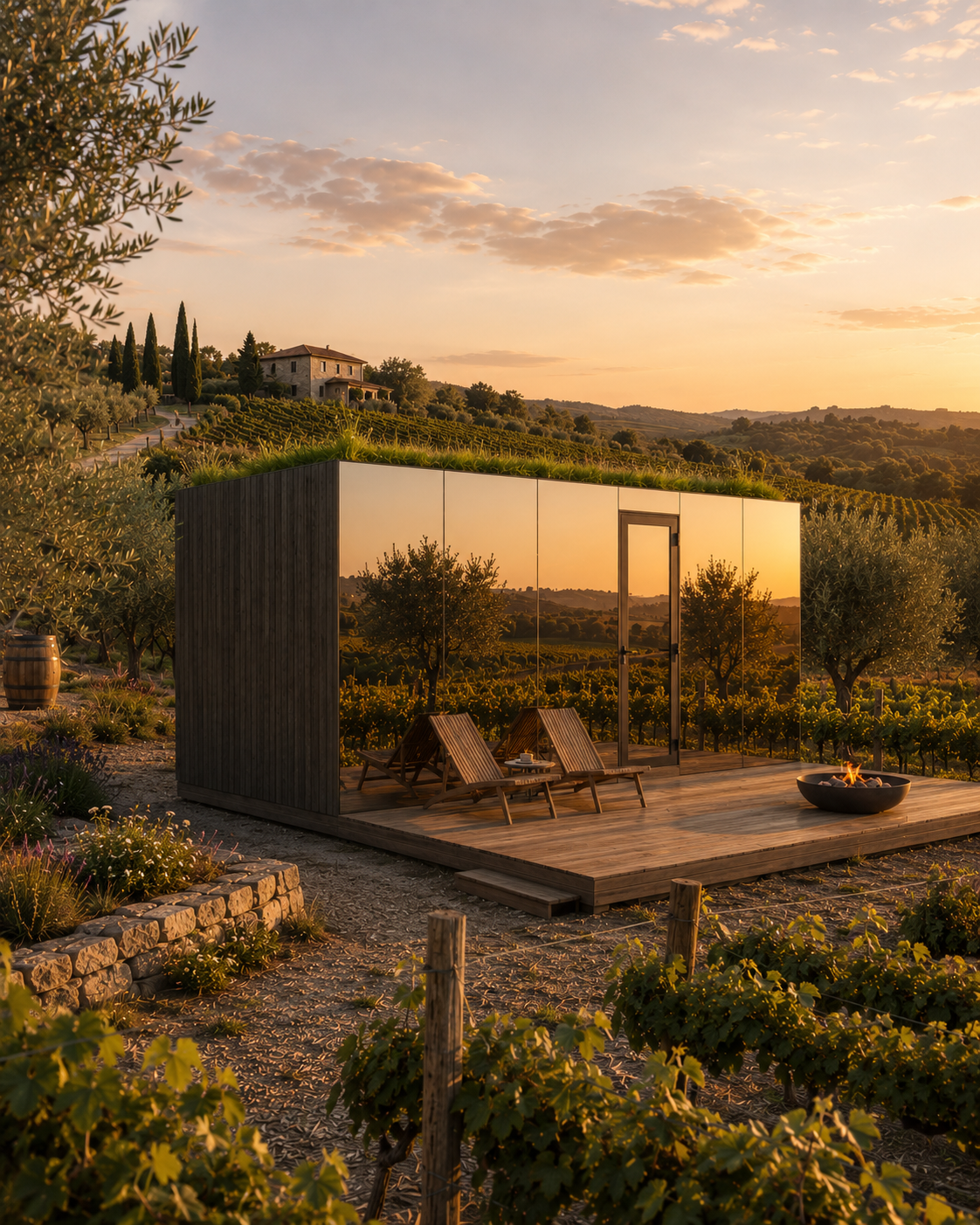 AERA DOMUS at an agritourism vineyard